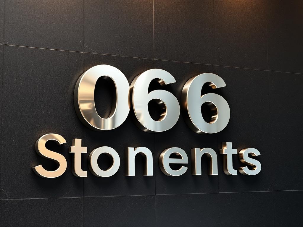 Stainless Steel 3D Letters